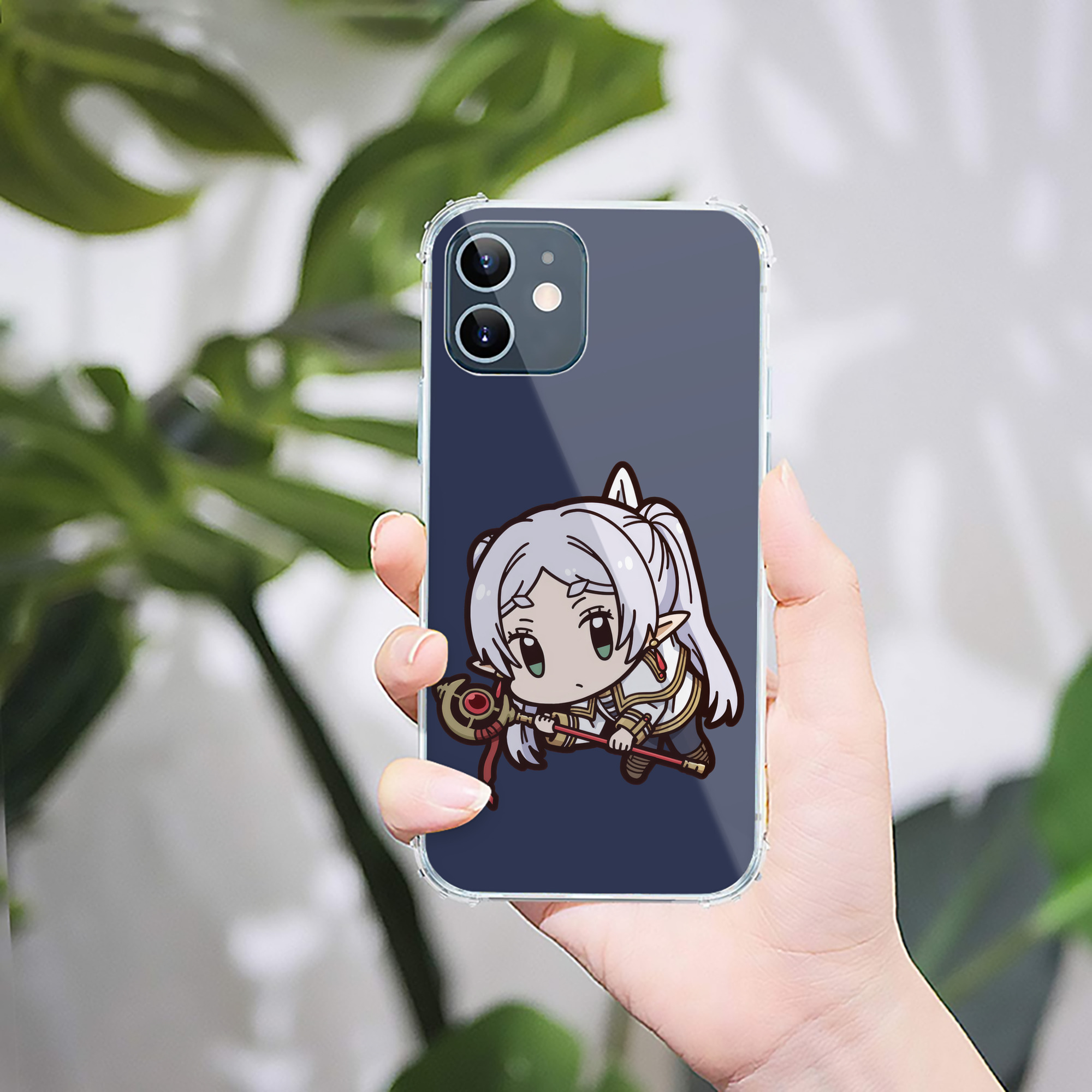 （画像用） 葬送のフリーレン Frieren 【iPhone 12シリーズ対応】透明スマホケース（クリアソフトケース）